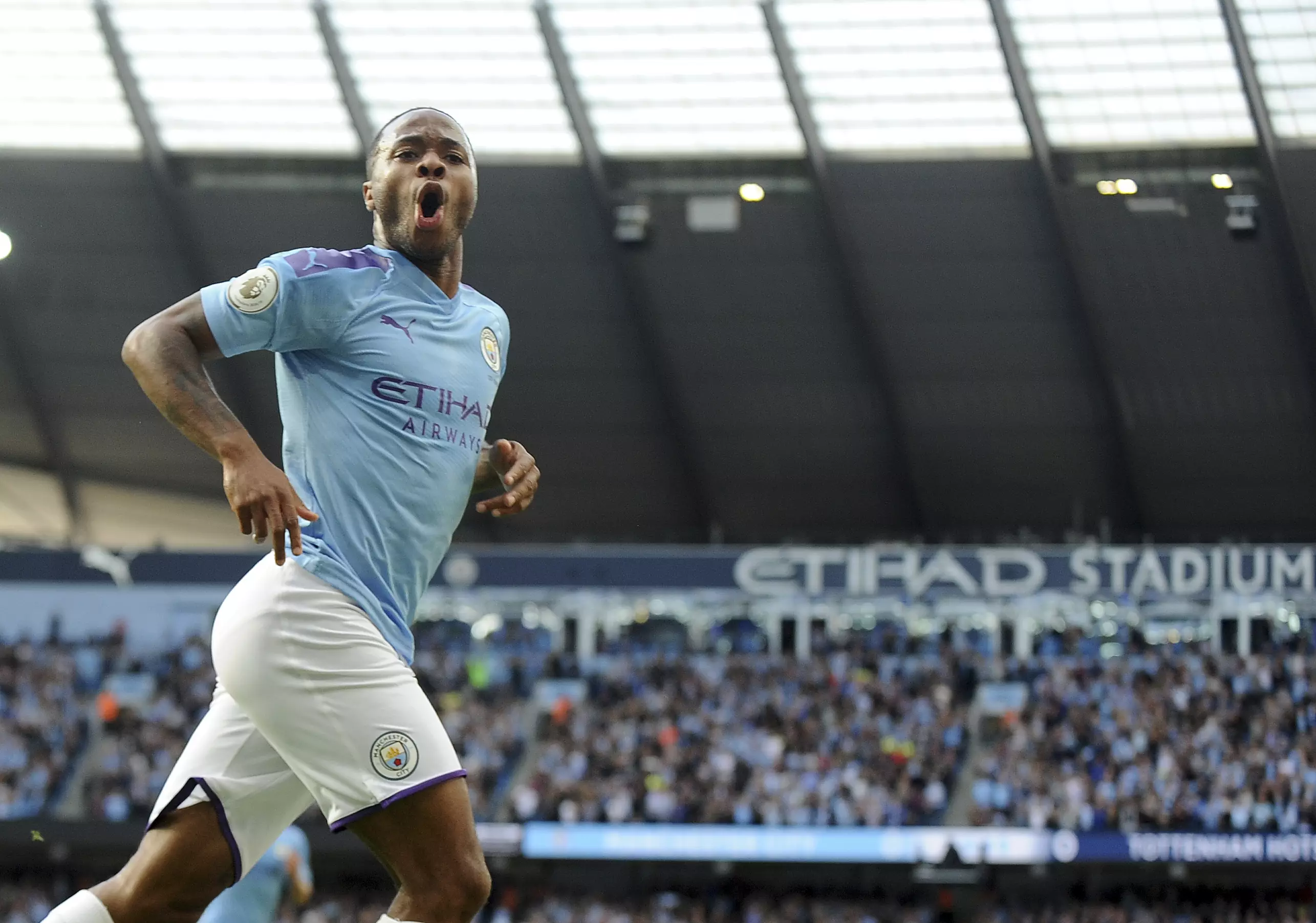 Sterling scored his latest goal against Spurs at the weekend. Image: PA Images