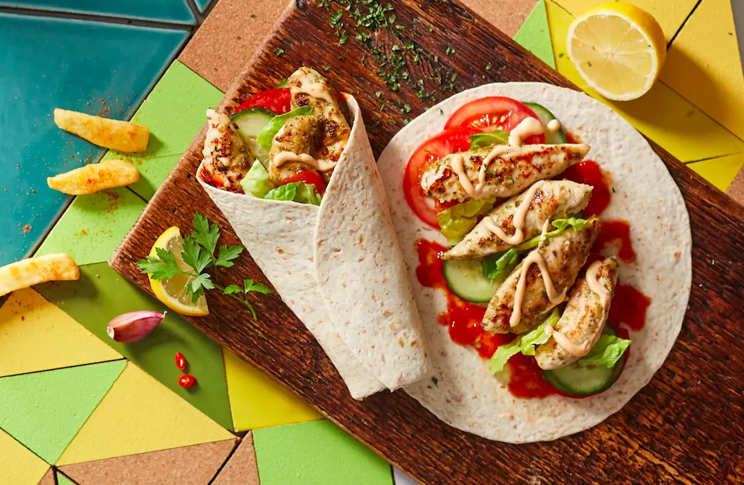 The wraps come in three tasty flavours (