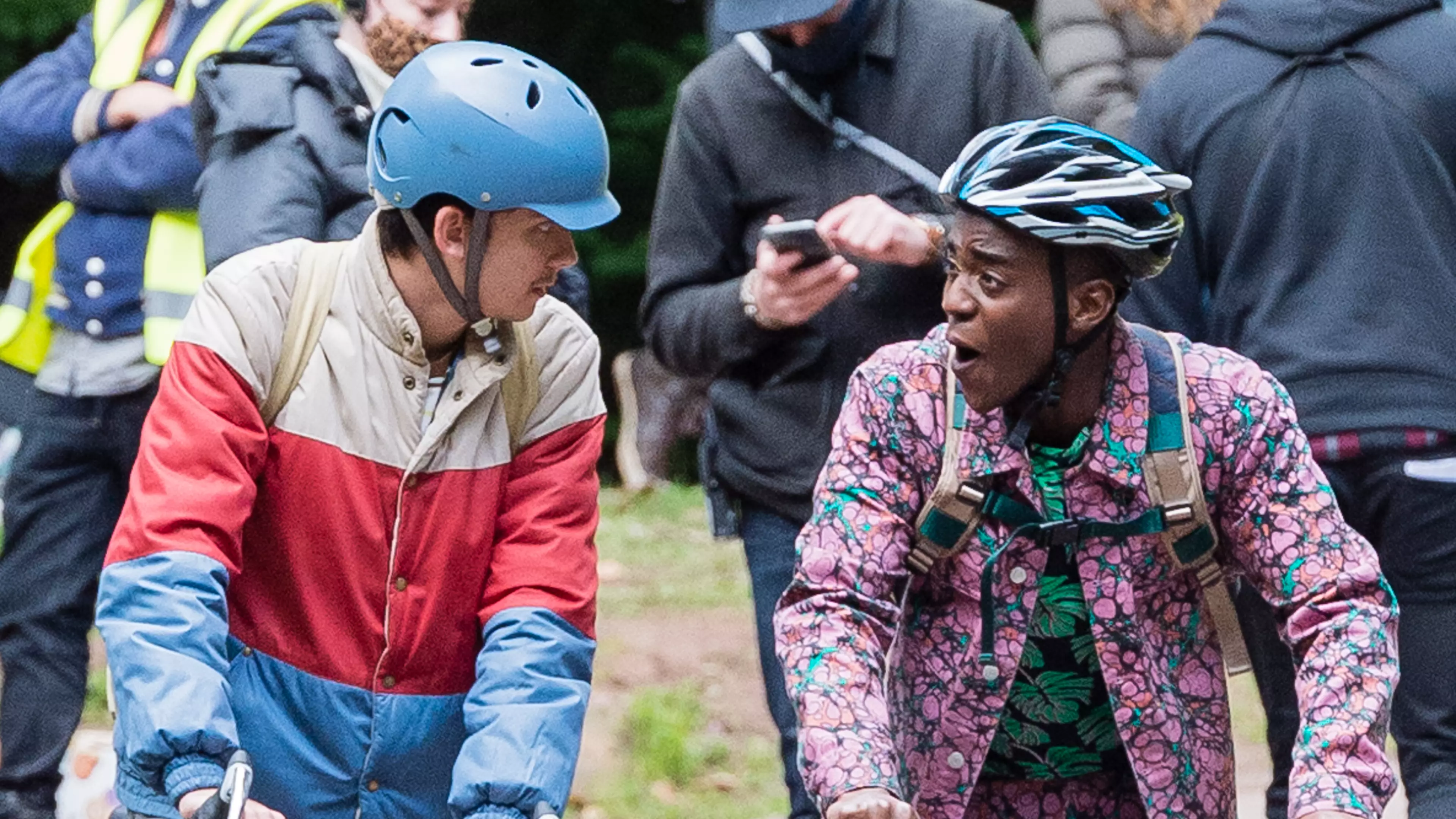 ​Asa Butterfield And Ncuti Gatwa Spotted On Set Filming Sex Education Series Three