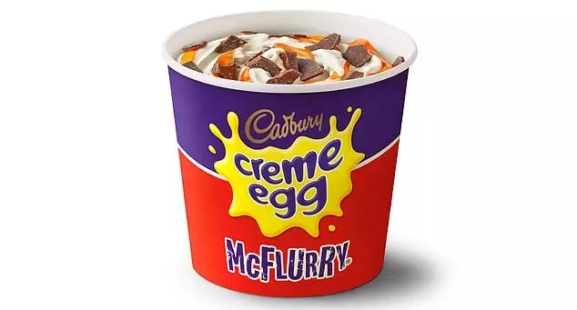 The Creme Egg McFlurry is also making a return.