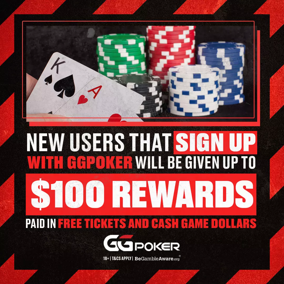 Sign Up To GGPoker To Receive Rewards!