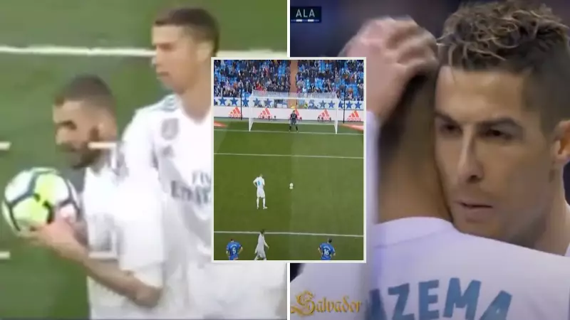 When Cristiano Ronaldo Let Karim Benzema Take A Penalty While On A Hat-Trick