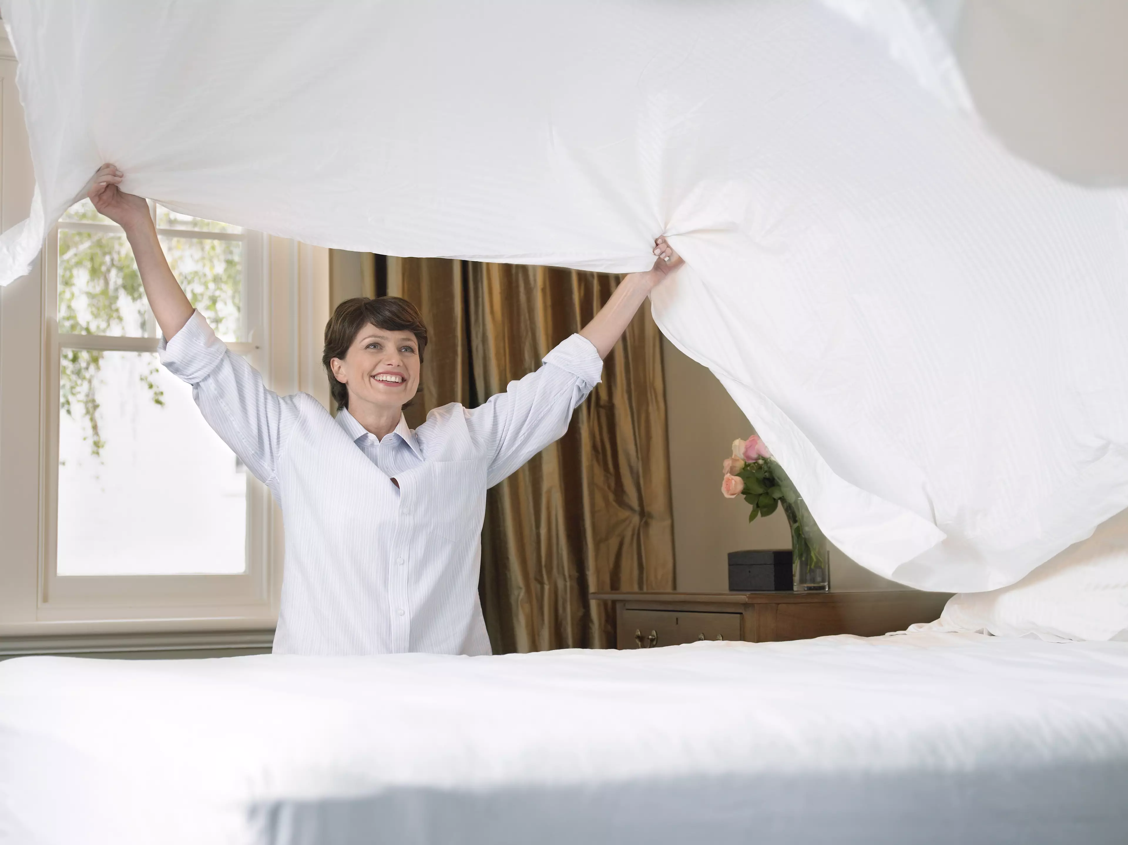 Changing your sheets is such a chore! (