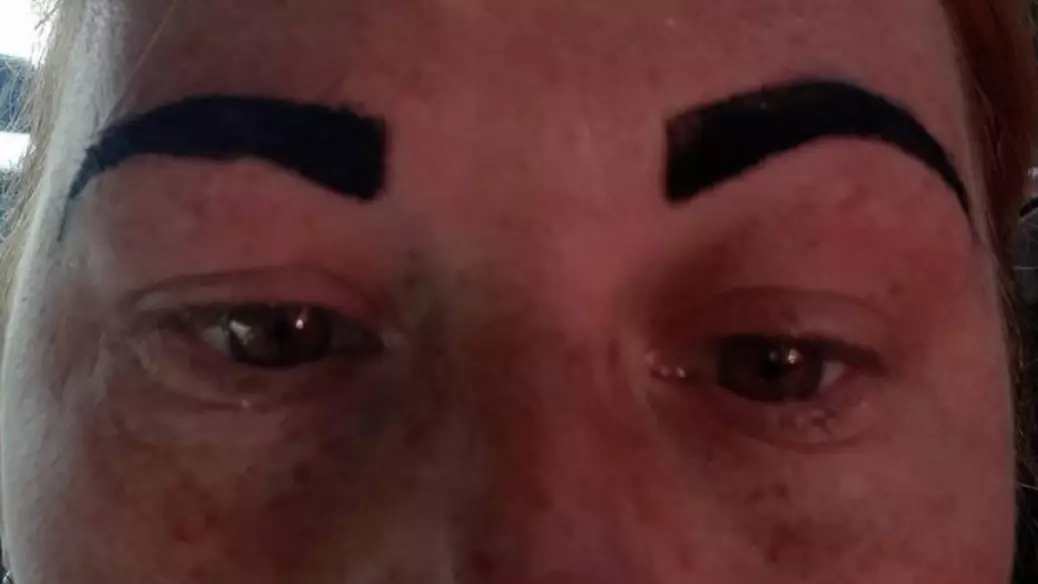 Woman Left With 'Angry Birds' Eyebrow After A Disastrous Trip To The Salon