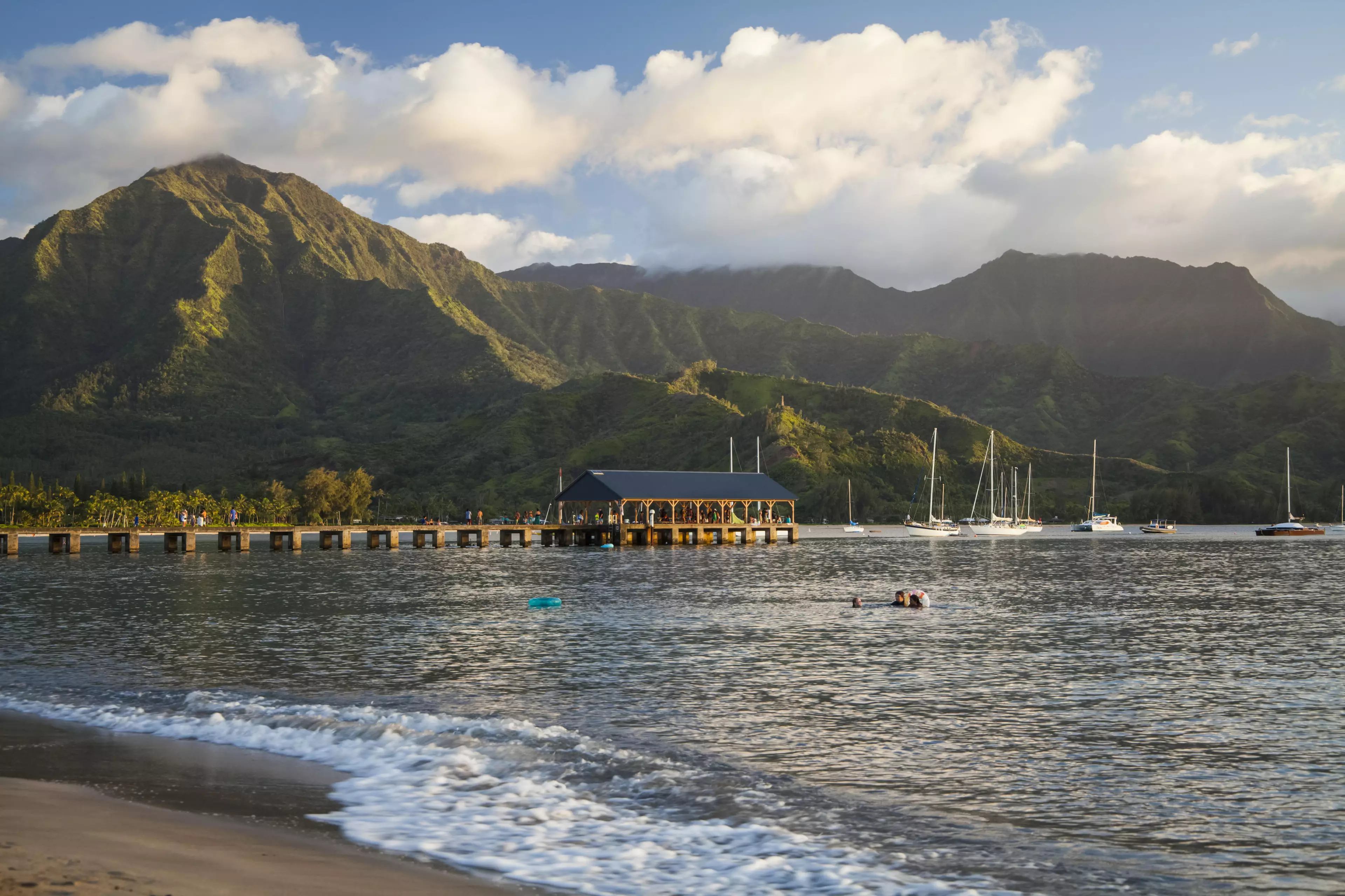You'll stop at the beautiful island of Kauai, Hawaii.
