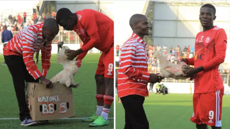 Malawian Player Presented With Chicken For Man Of The Match Performance 