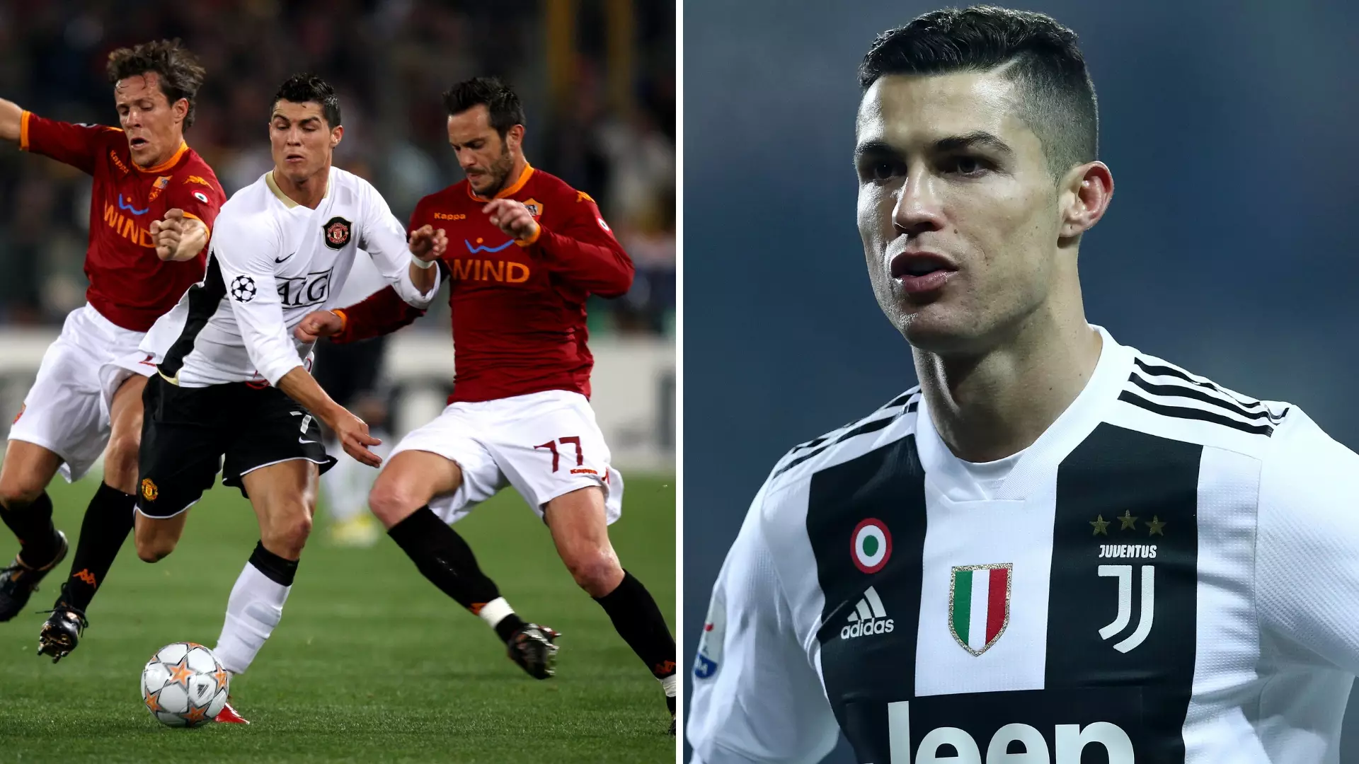 Roma Players Begged, Threatened Cristiano Ronaldo During Manchester United’s Champions League Clash