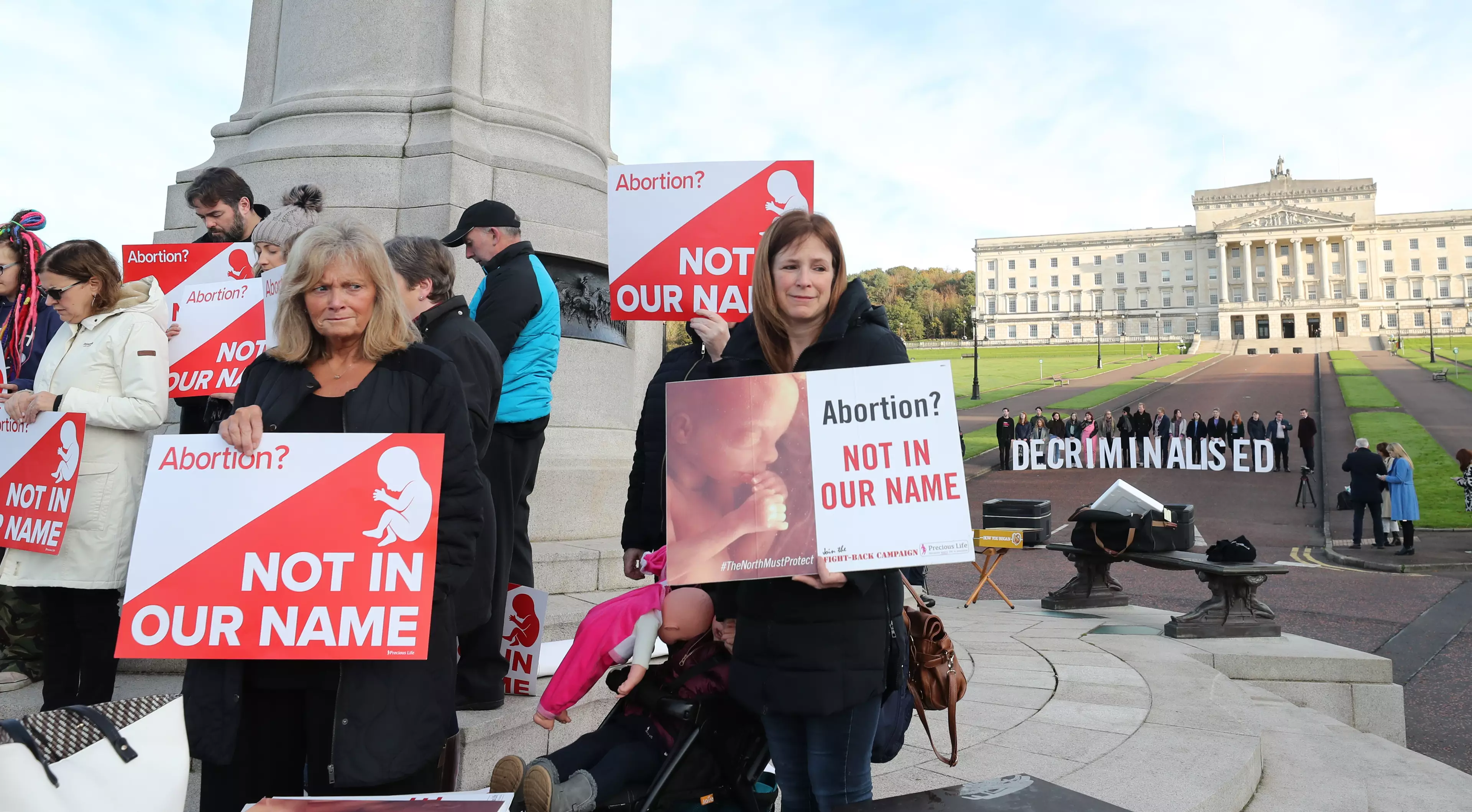 Despite wide opinion that abortion being illegal is draconian, many still campaign for pro life. (