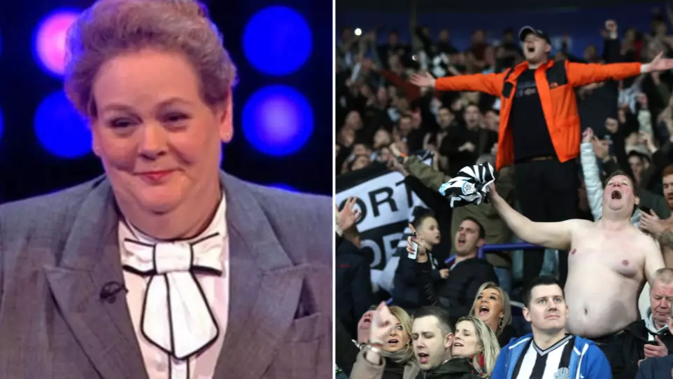 Anne Hegerty Confirms She Was Not Topless At The Newcastle United Match
