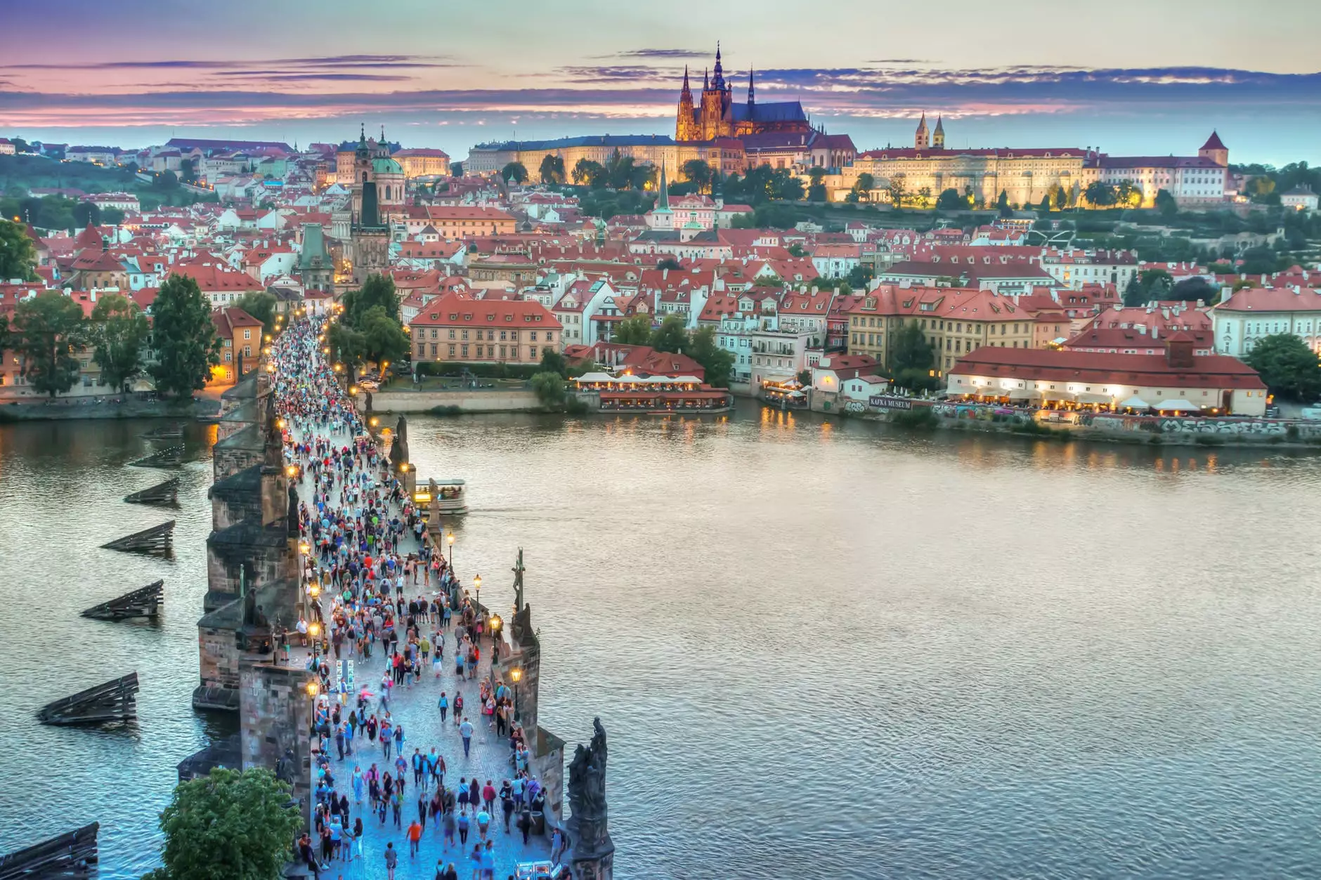 Ryanair offer cheap flights to destinations like Prague.