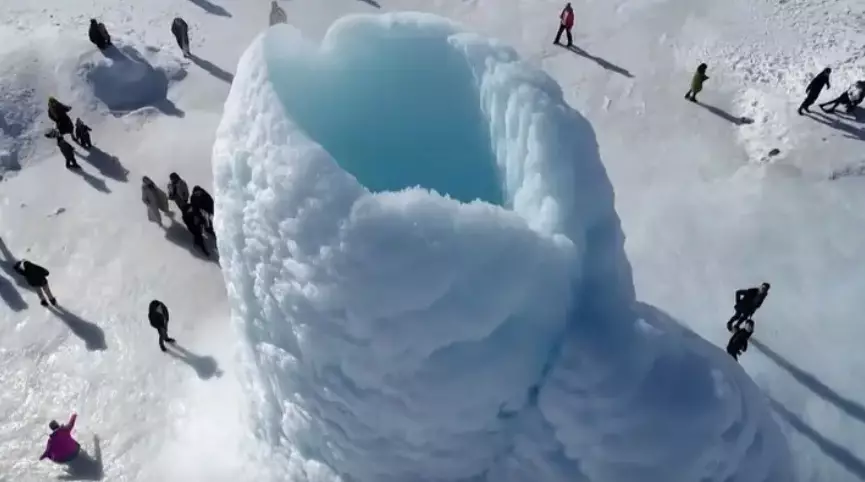 Did you know they're making ice volcanoes these days. Whatever next?