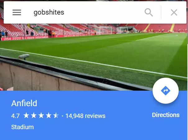 Liverpool fans can't mock Evertonians too much. Image: Google