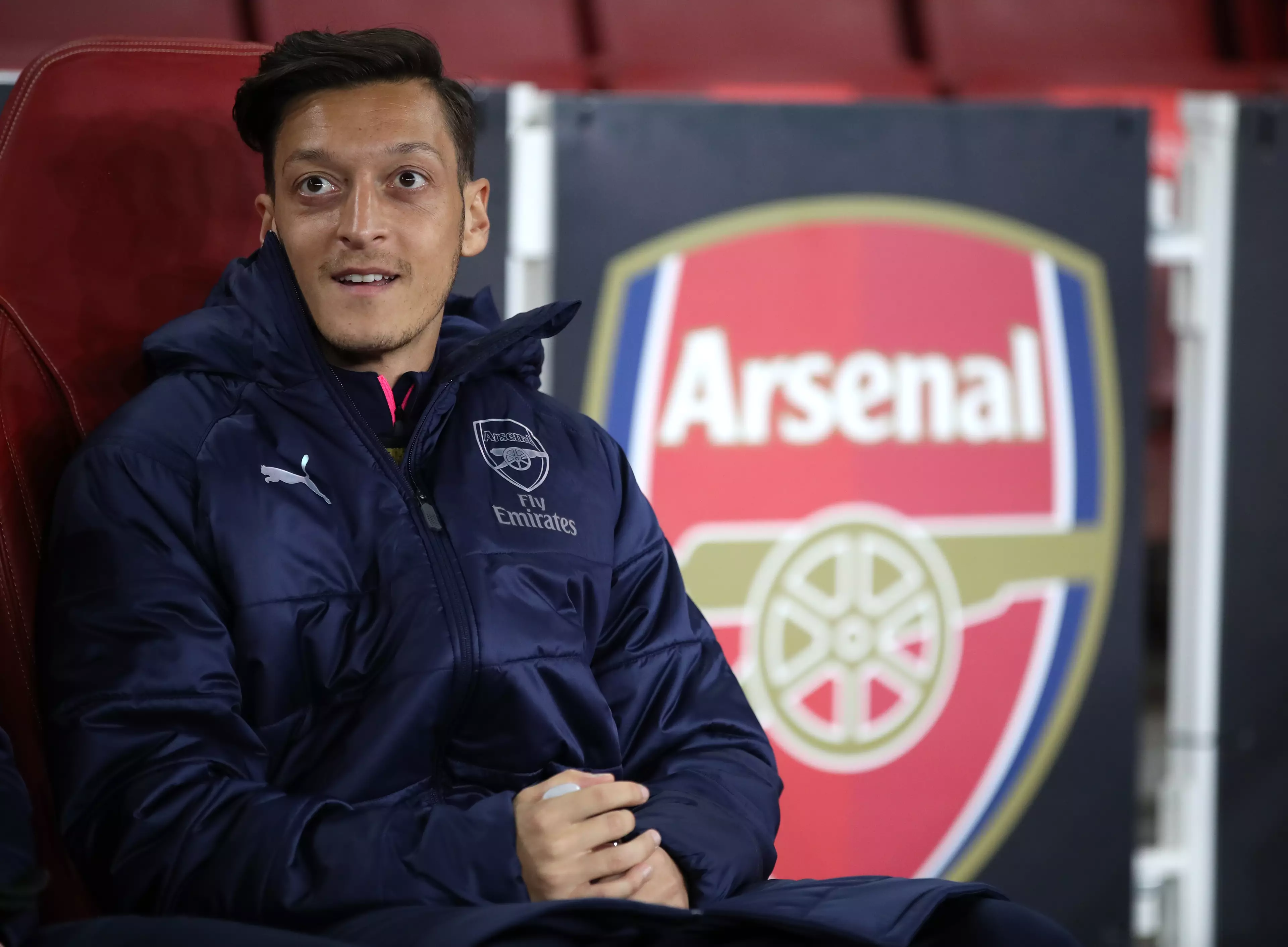 Ozil has had a lot of criticism over the years at the Emirates. Image: PA Images
