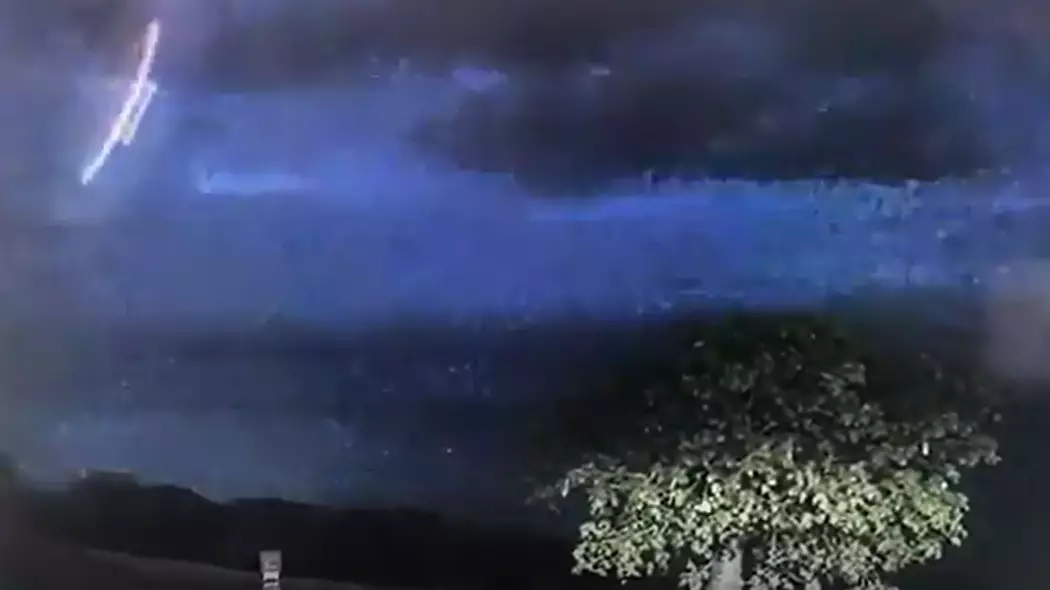 Police Share Weird Footage Showing Glowing Light In The Sky 