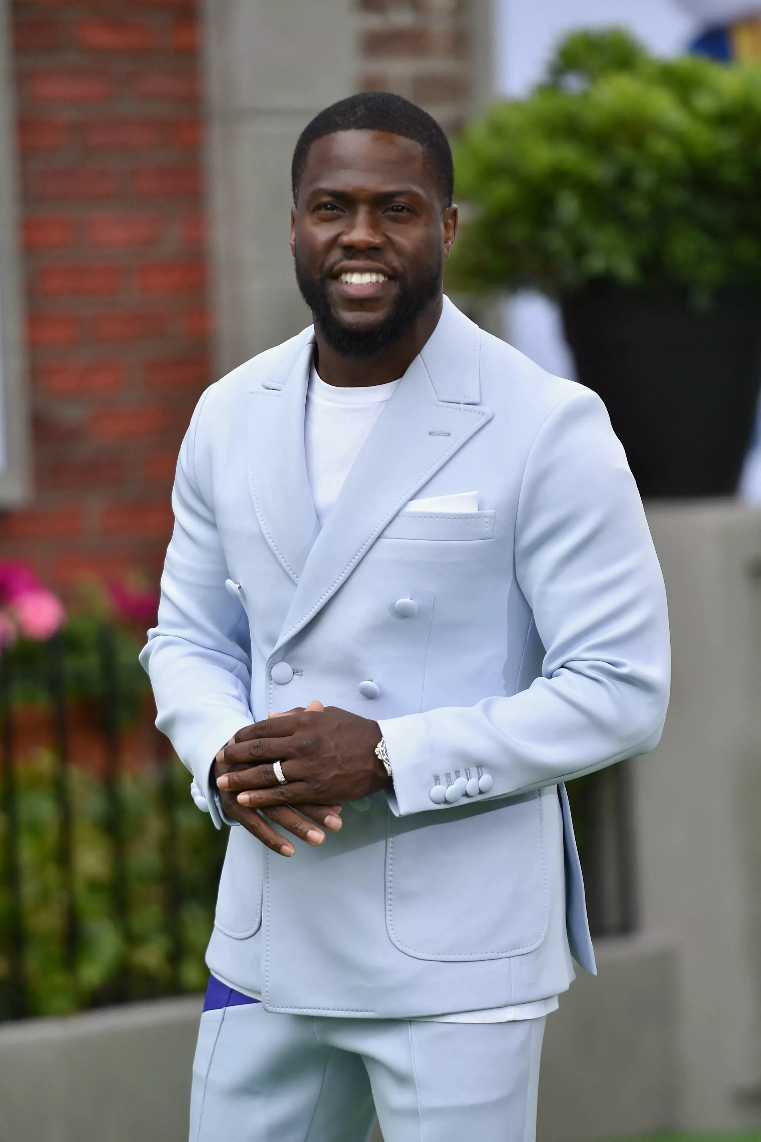 Kevin Hart suffered major back injuries after the crash.