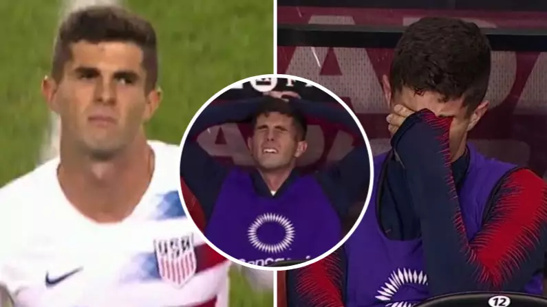 Emotional Christian Pulisic Reacts To Being Subbed Off For USA Against Canada