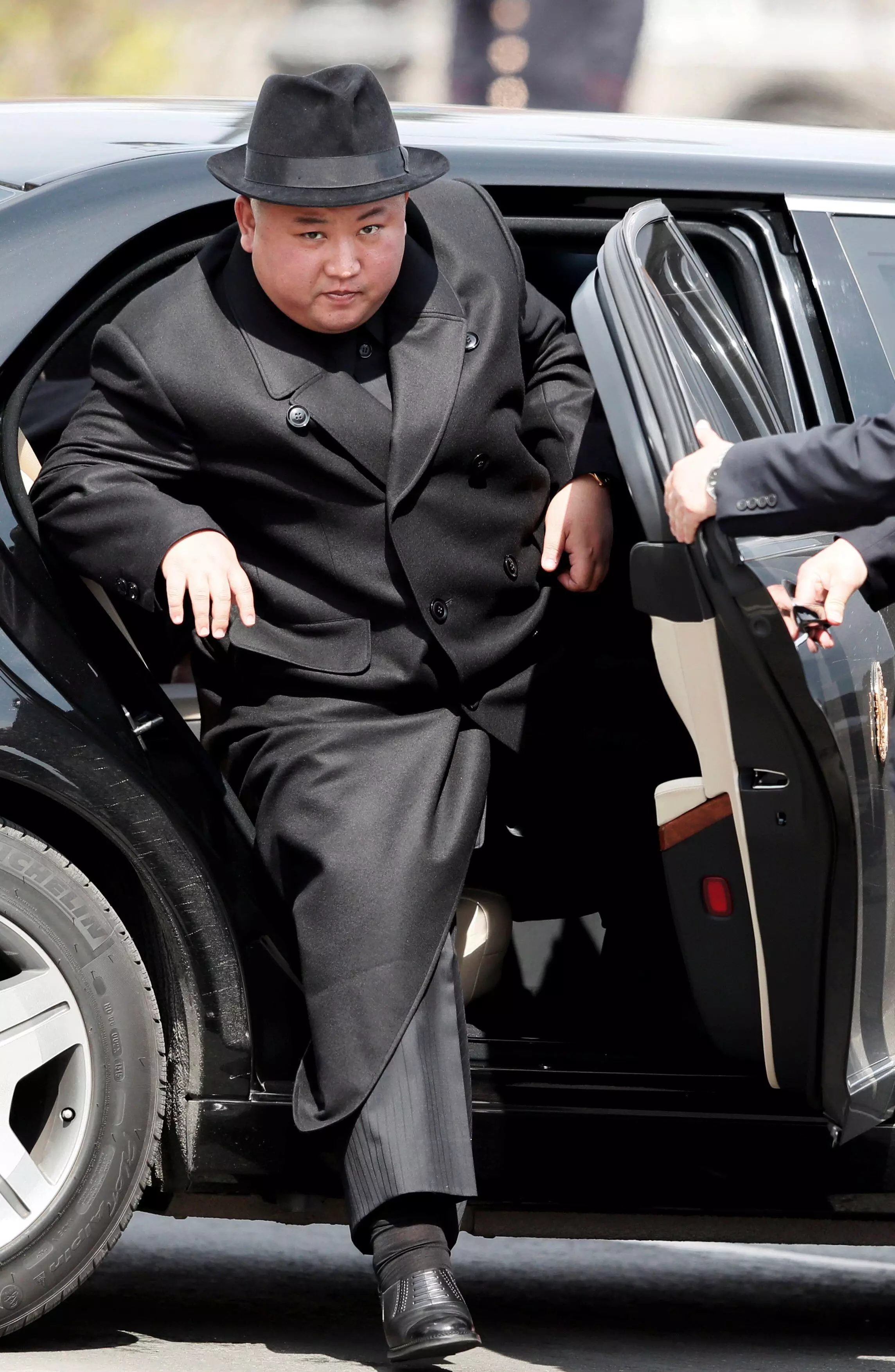 Kim has rocked several fancy coats during his time as leader.