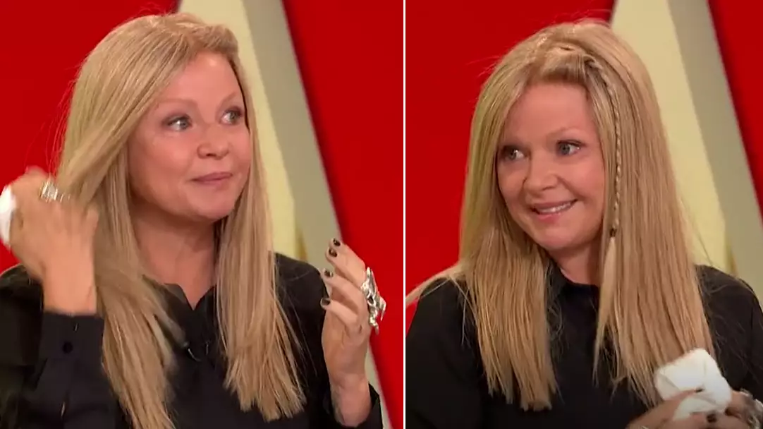 Gail Porter Breaks Down As She Appears On TV With Hair For First Time In A Decade