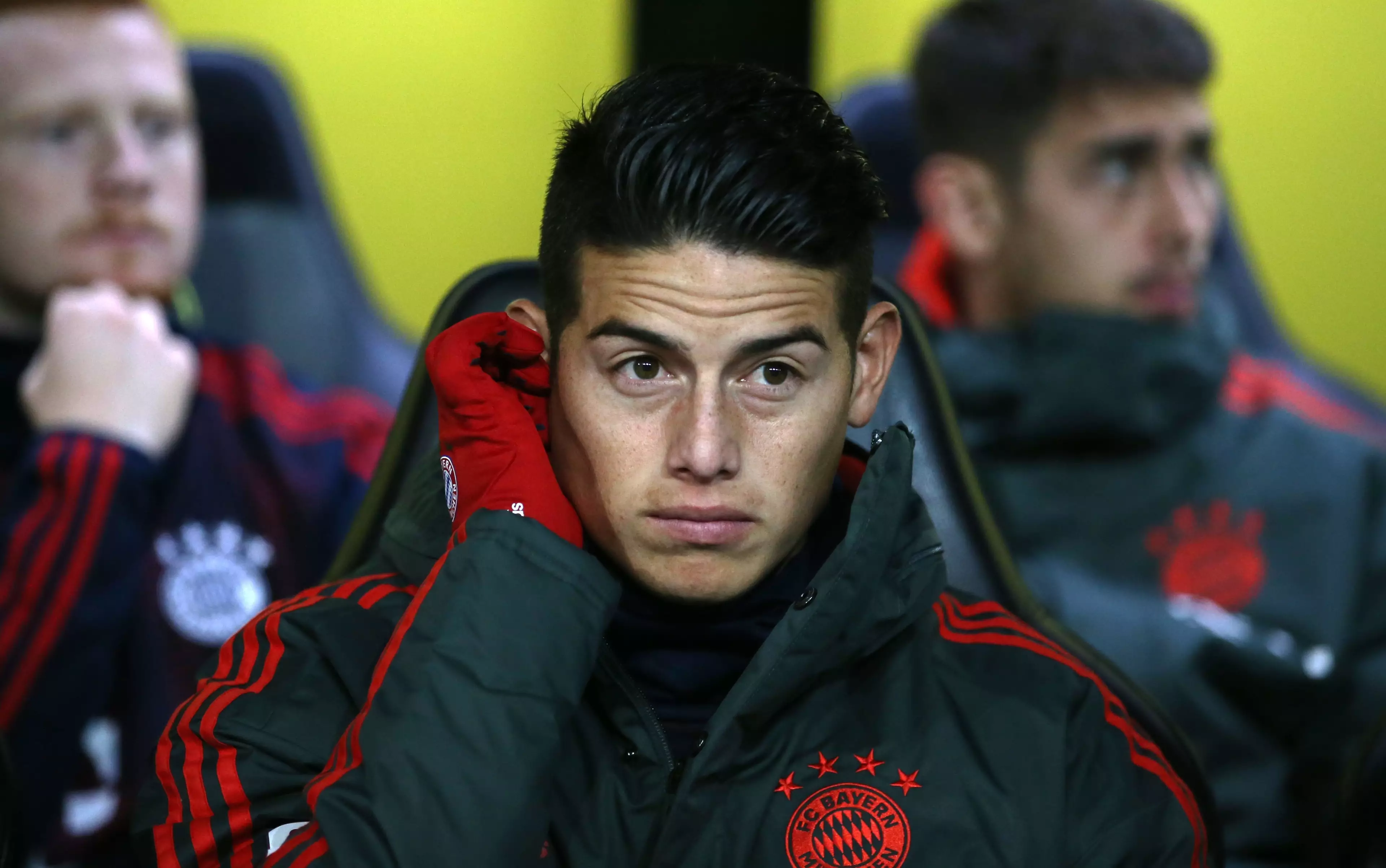 Rodriguez has spent more time on the bench this season than previously. Image: PA Images
