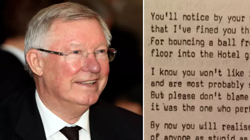 Sir Alex Ferguson Once Fined His Whole Team And He Told Them Through Poetry