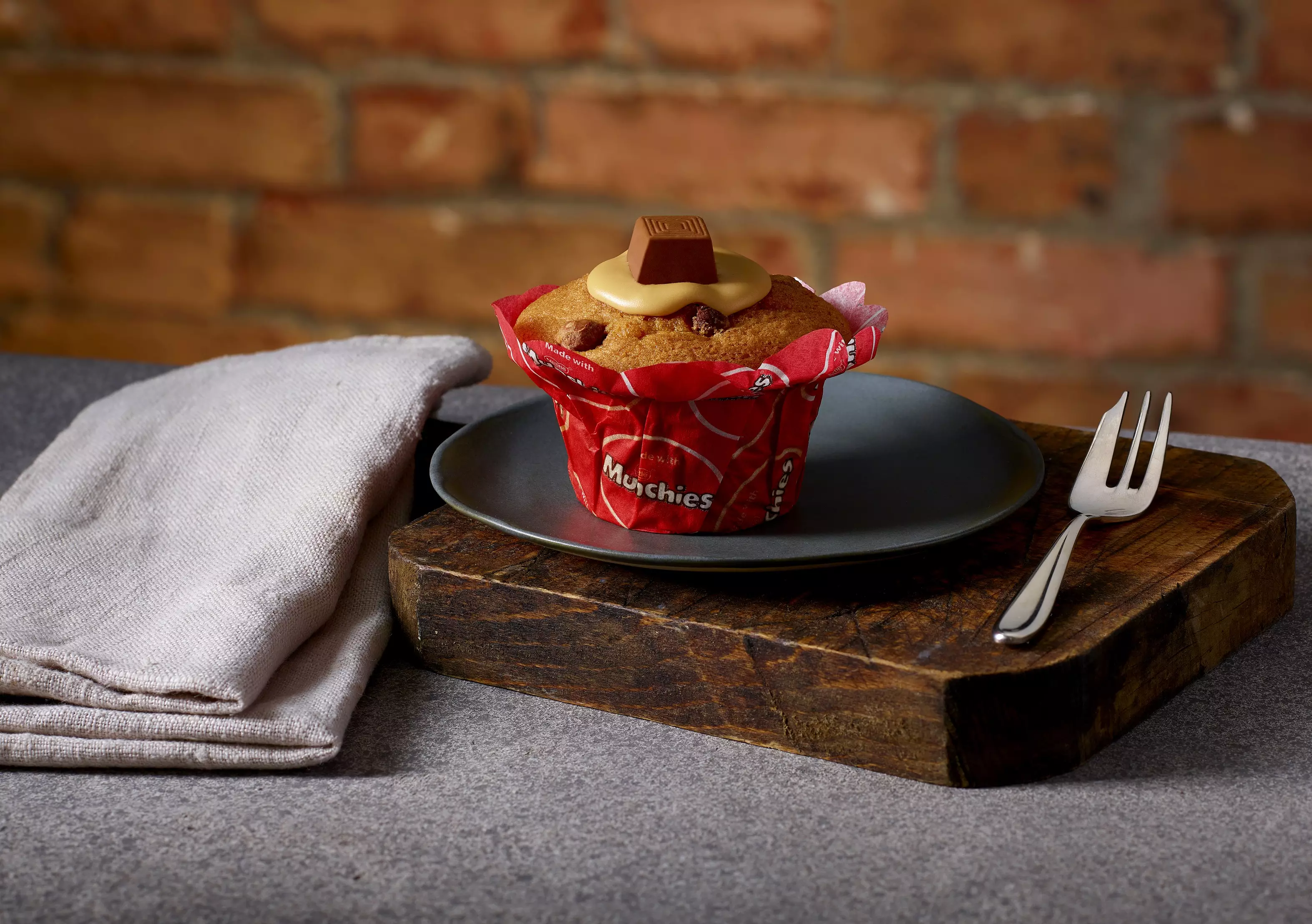 Also gracing the new menu is a Caramel Muffin made from Munchies (