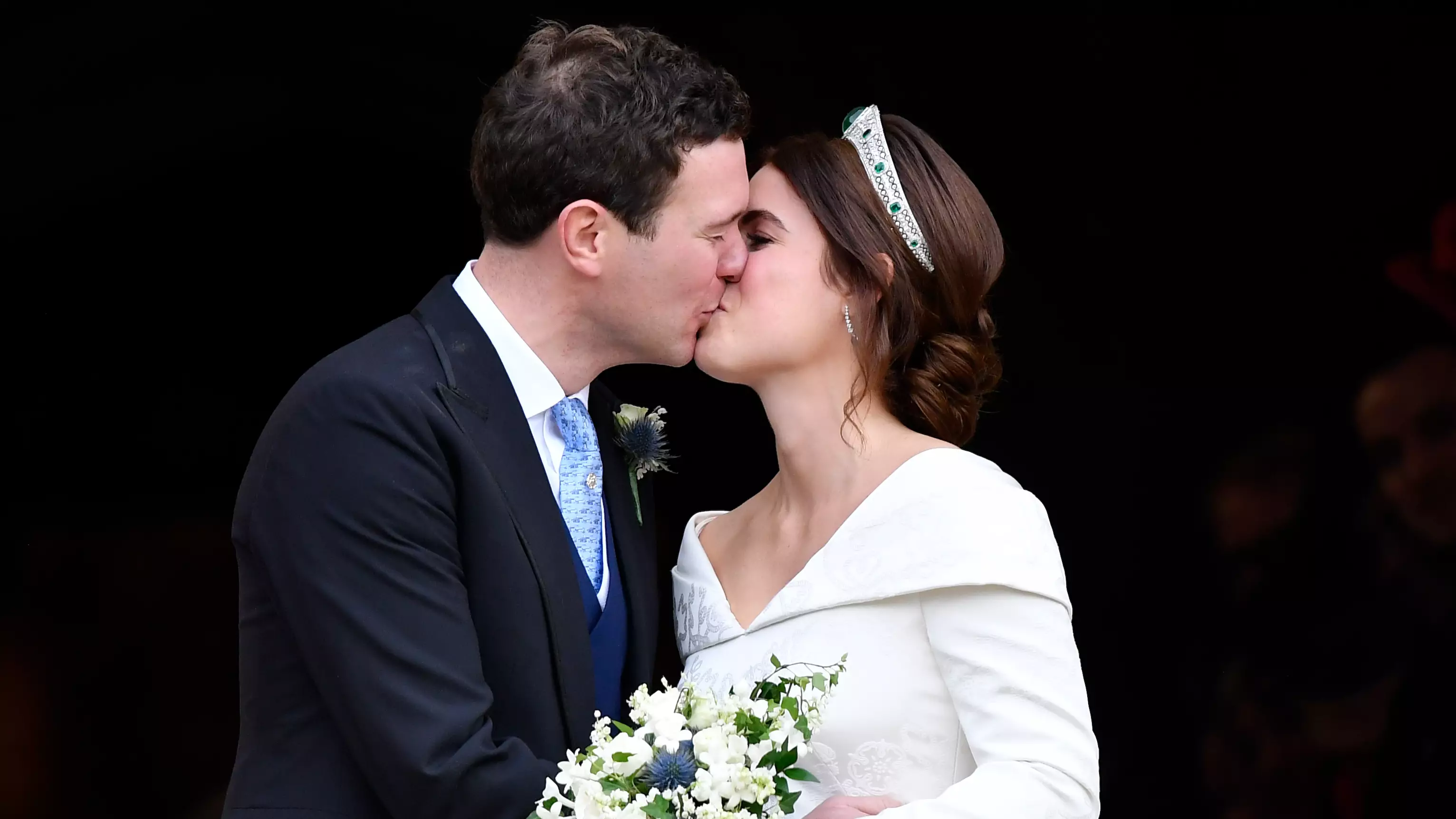 Princess Eugenie Shows Off Scar From Spinal Operation With Low Back Wedding Dress