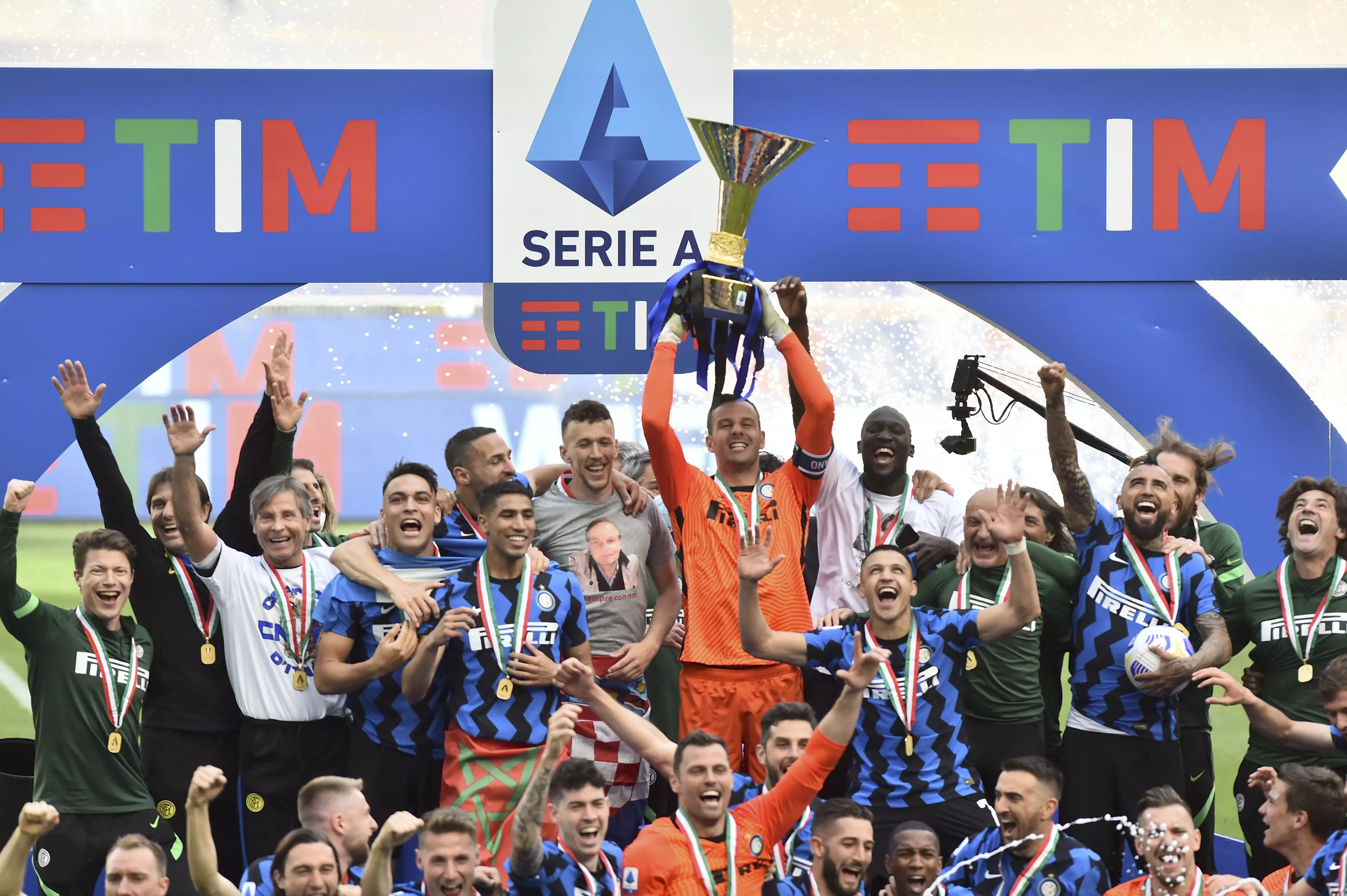 Inter won their first league title in over a decade in May. Image: PA Images
