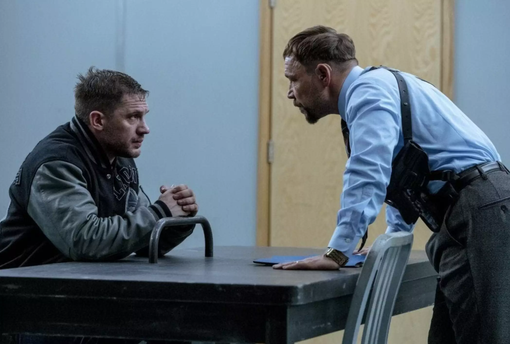 Tom Hardy and Stephen Graham in Venom: Let There Be Carnage.