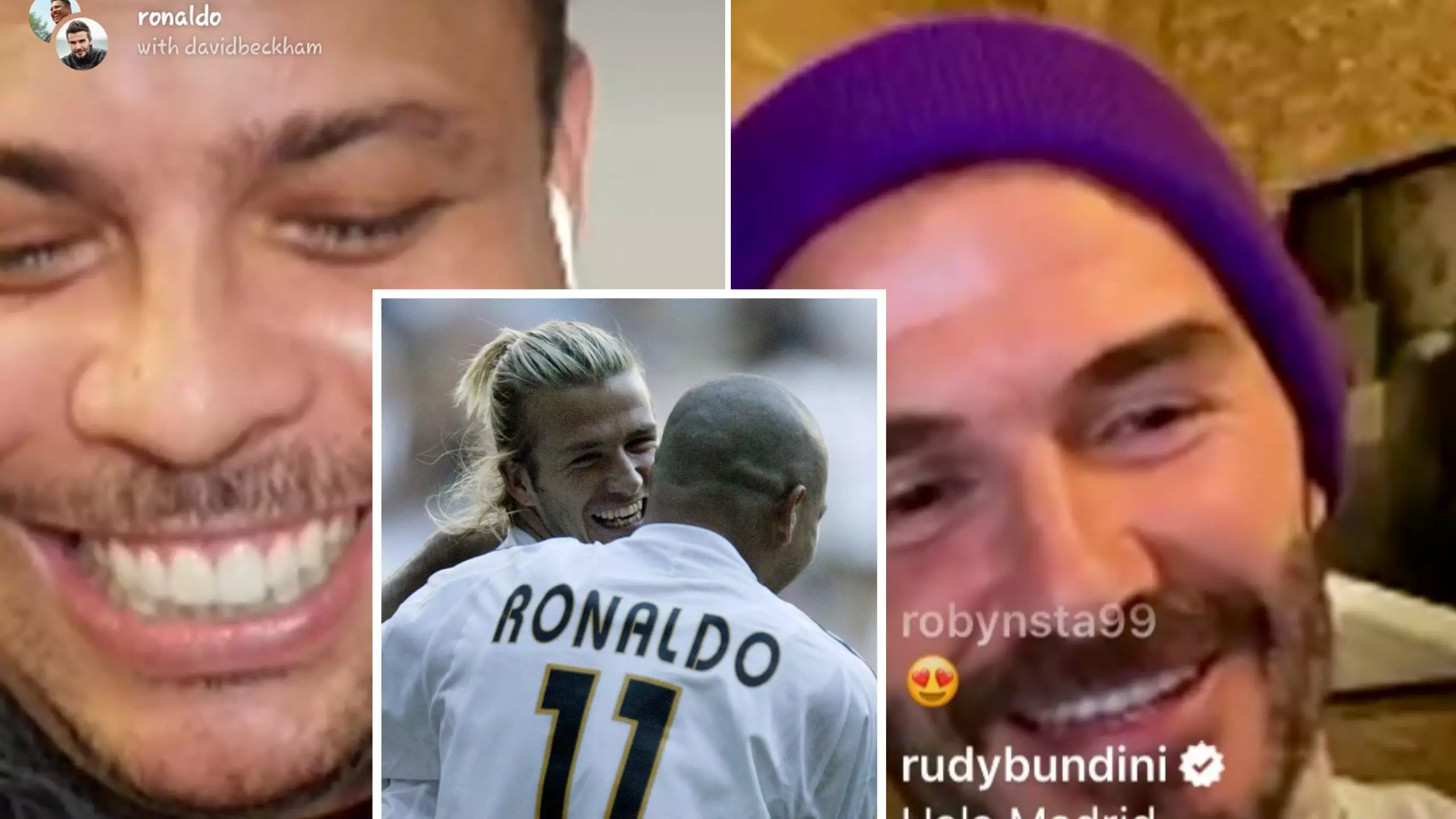 David Beckham And Ronaldo Nazario Want To Organise A Real Madrid Legends Friendly