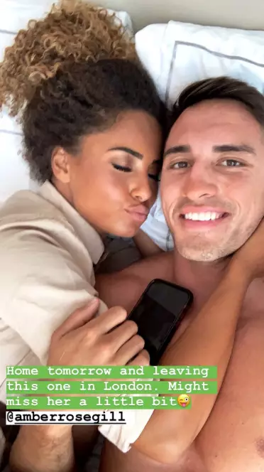 Amber Gill and Greg O'Shea seemed so happy after Love Island