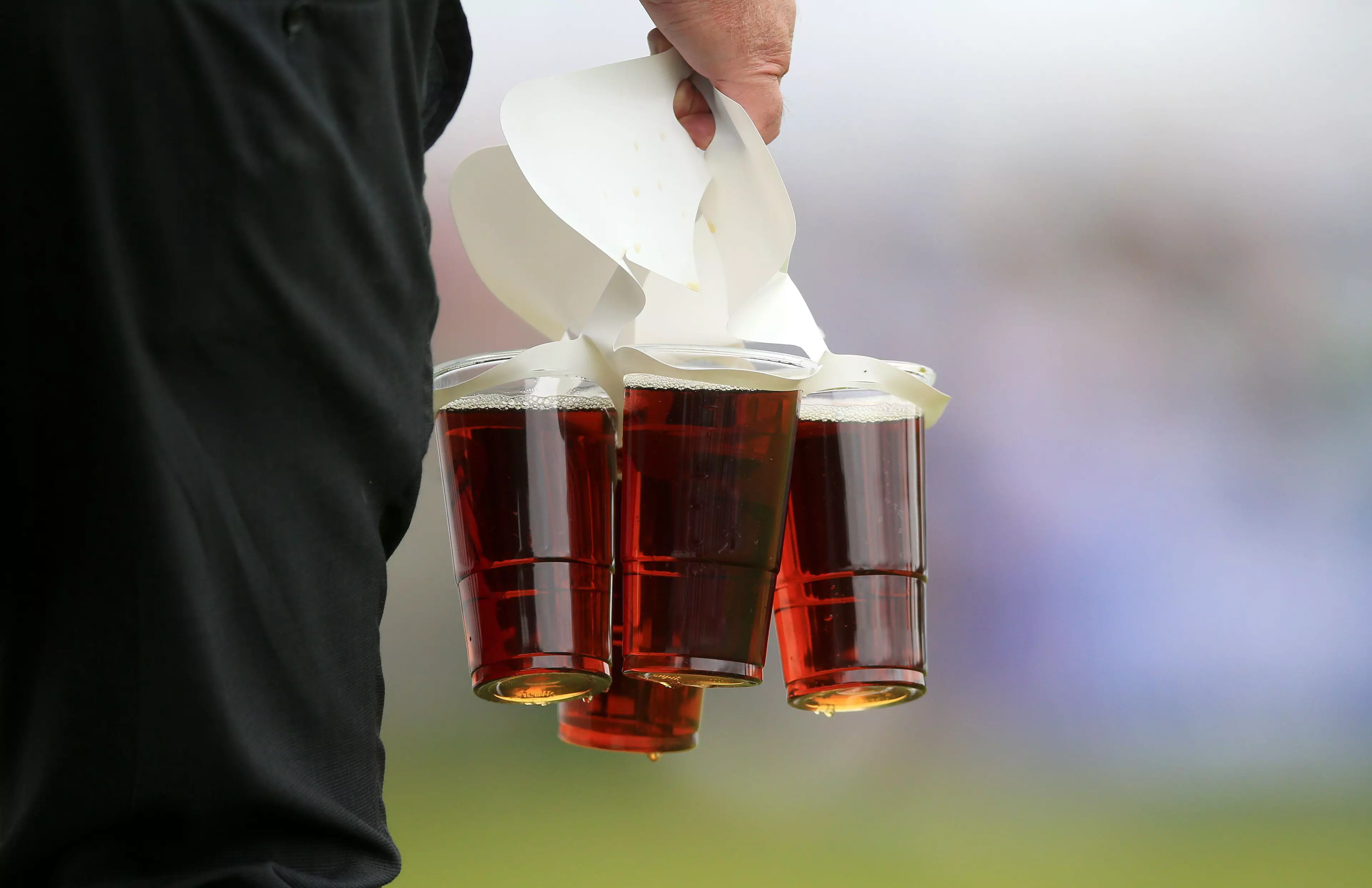 Spectators of other sports, including cricket, can drink in stadiums.