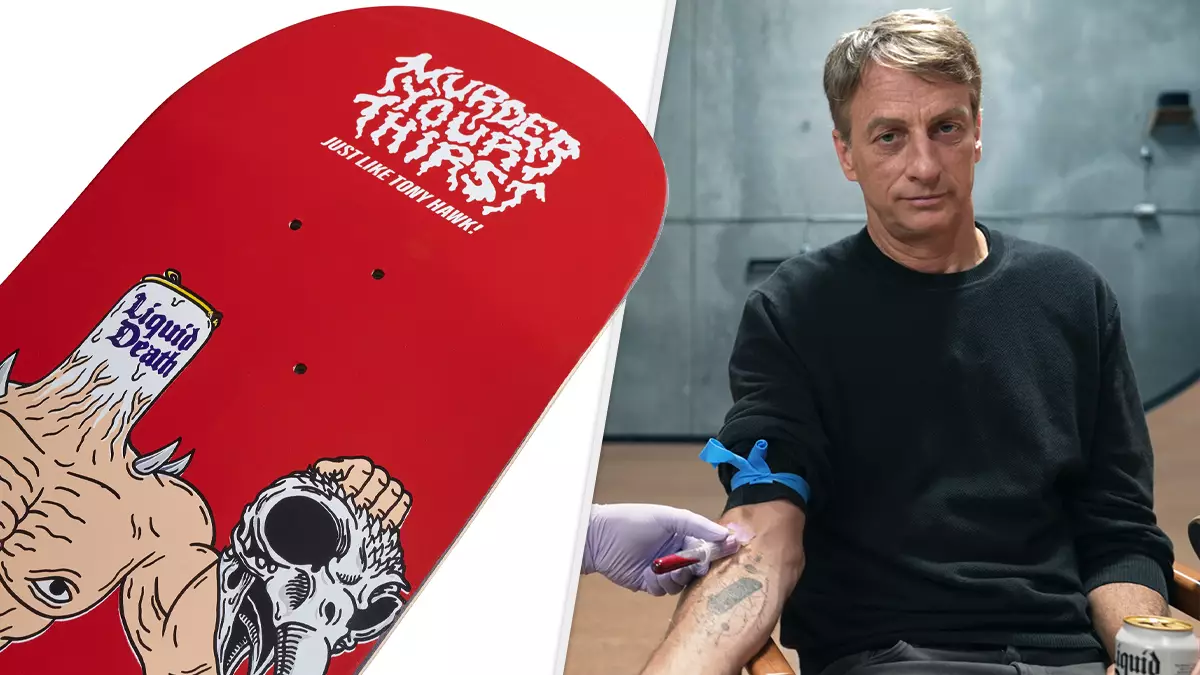 Tony Hawk Has Been Putting His Actual Blood Into Skateboards