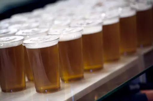 Doctors gave the patient three cans of beer as soon as he was admitted to hospital.