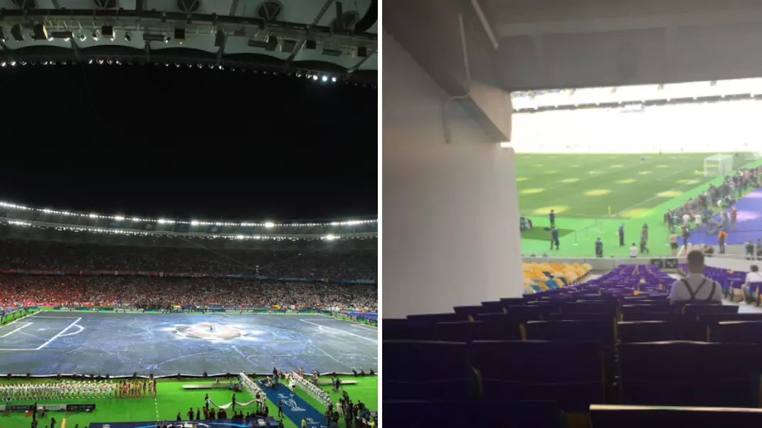 Some Fans Have A Dreadful View Of The Champions League Final