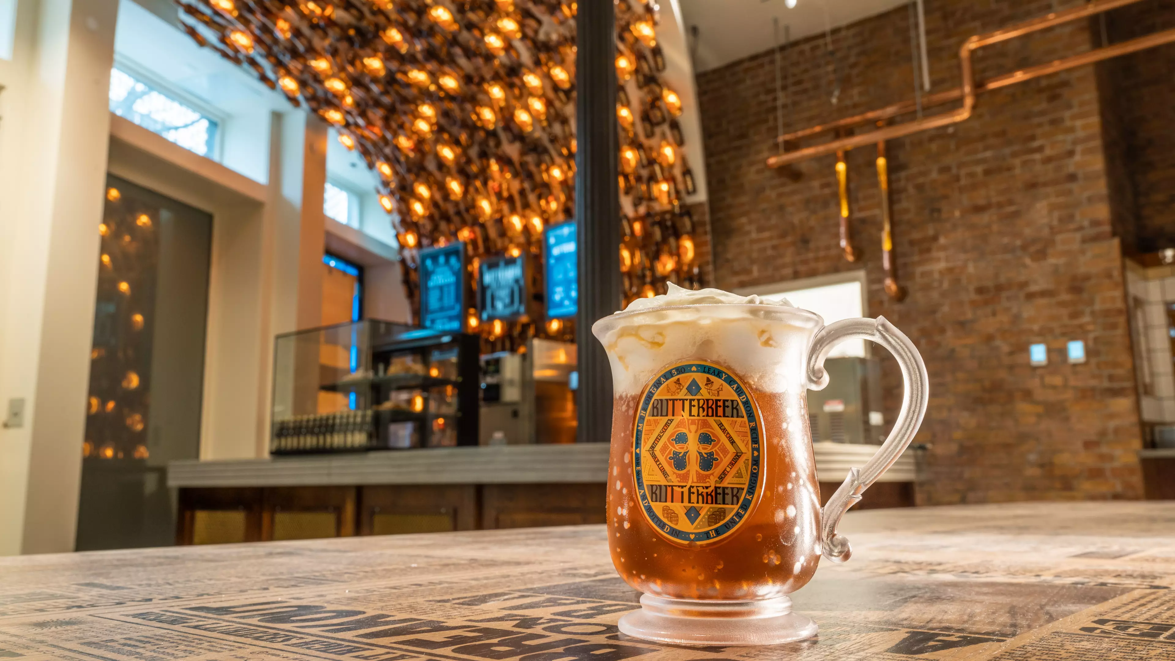 First Look At New Harry Potter Butterbeer Bar In New York's Mega Store
