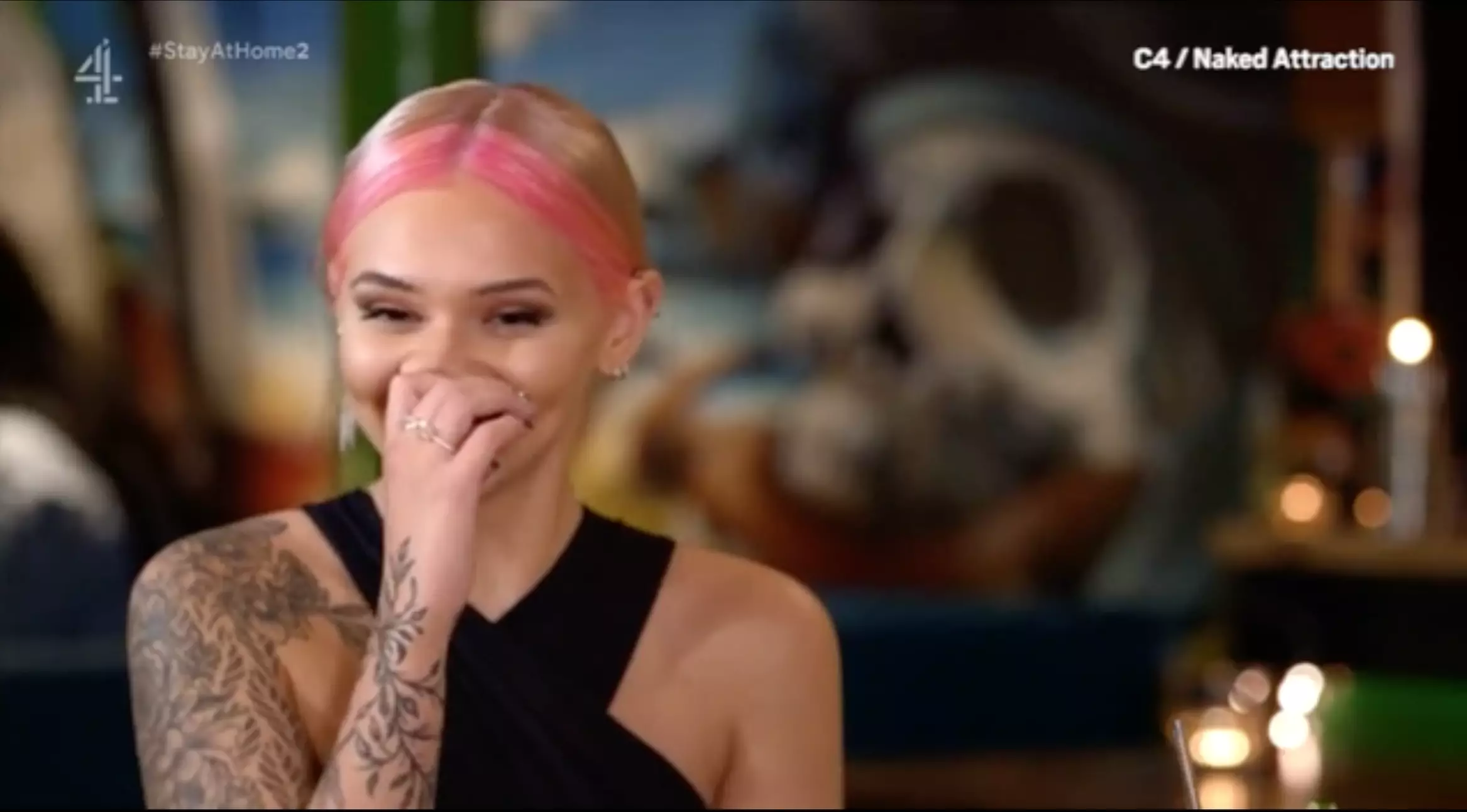 Amber cringed after Jerome made his x-rated joke (