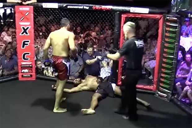 MMA Fighter Gets Knocked Out After Applying His Own Submission Move