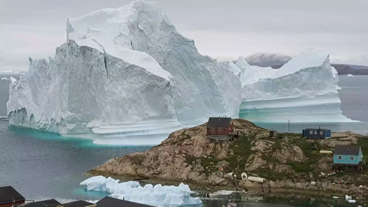 Giant Iceberg Looms Over Greenland And Could Cause Tsunami 