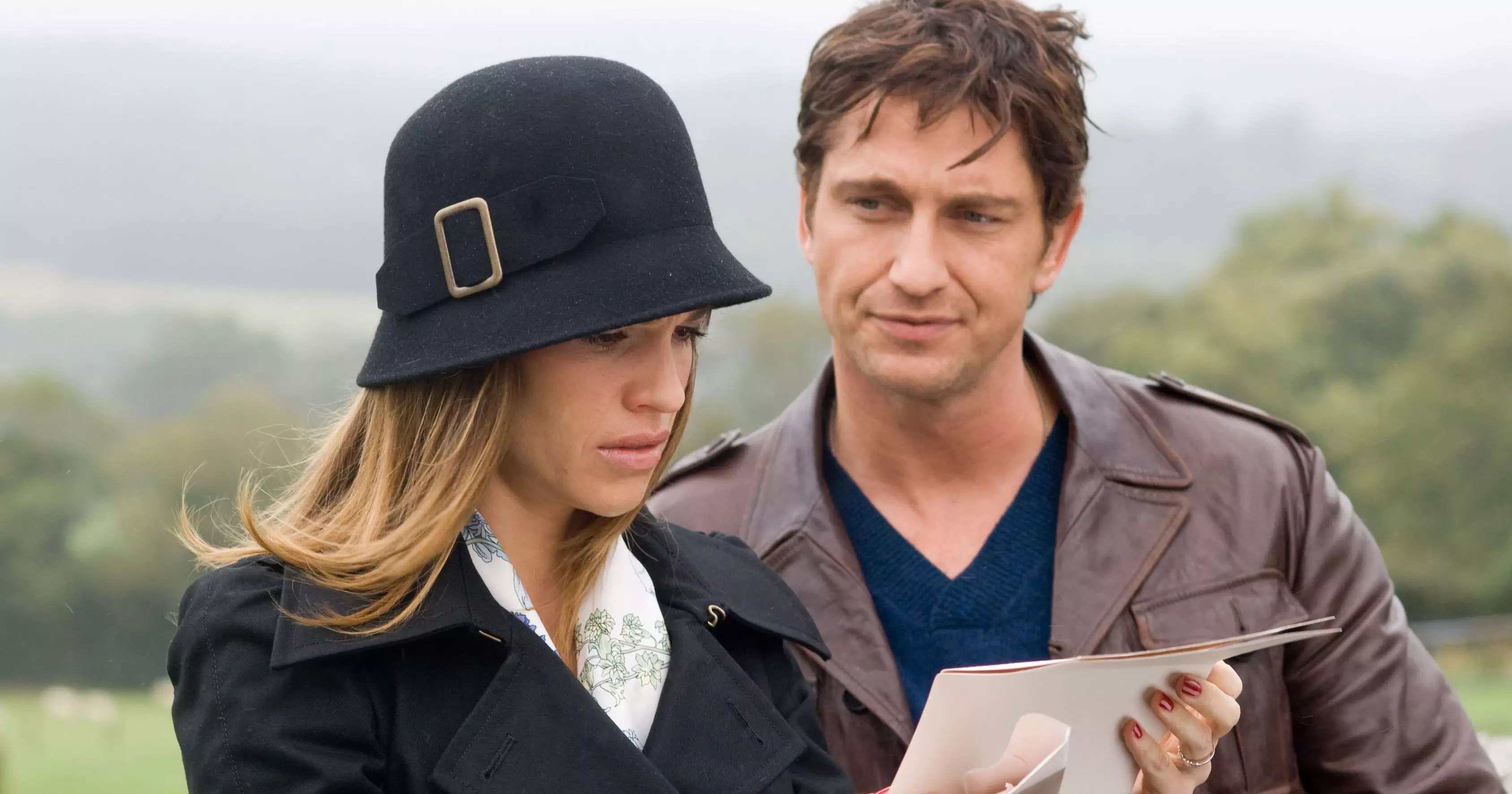 Hilary Swank and Gerard Butler in 2007's 'PS I Love You' (
