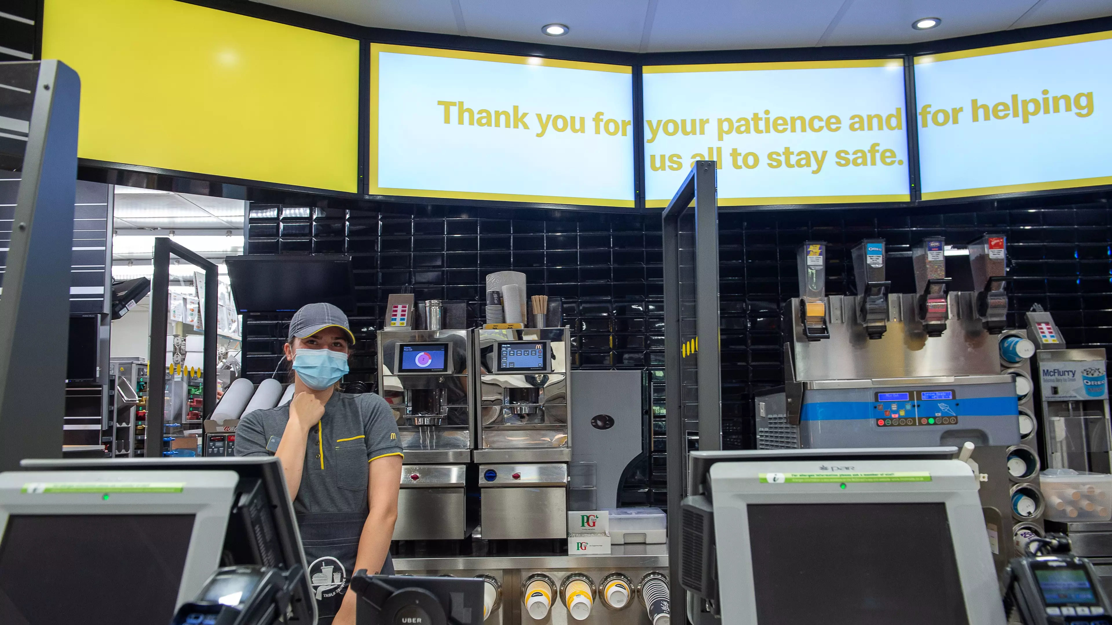 McDonald's Shows How It's Reopening High Street Restaurants Safely Today