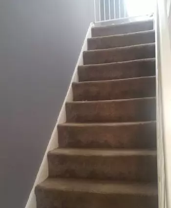The stairs looked very different before (