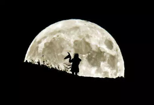 Incredible Rare Blue Moon Lights Up The World On Halloween
