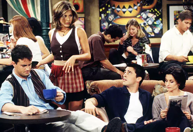 Jennifer Aniston as Rachel in Friends.