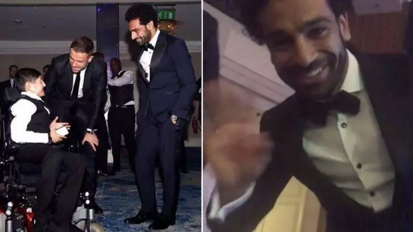 Mohamed Salah Makes Young Lad's Dream Come True At The PFA Awards