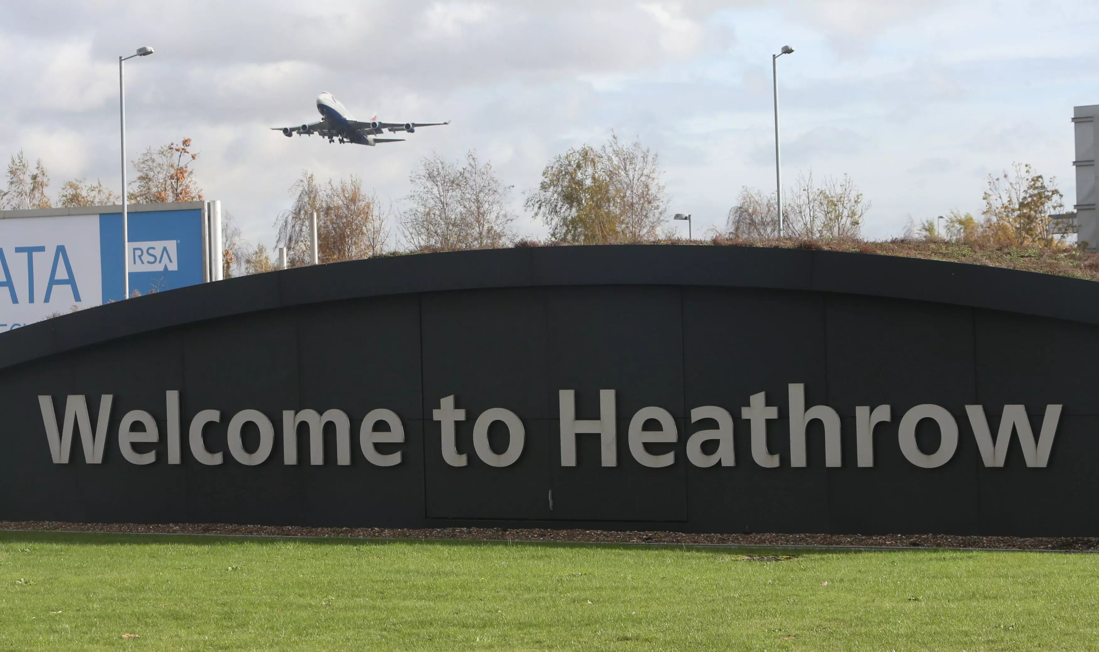 Heathrow Airport.