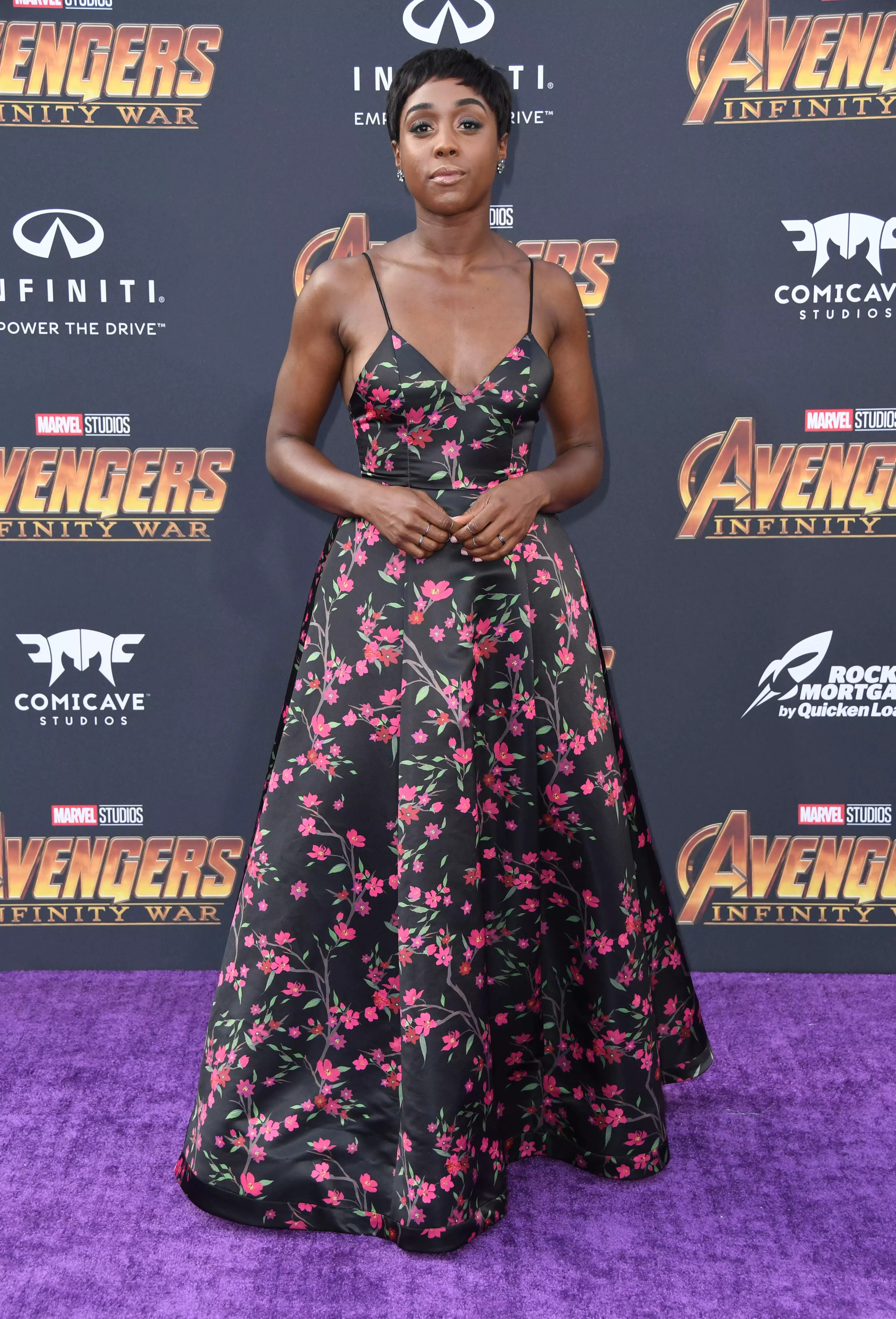 The actress recently starred in superhero flick Captain Marvel.