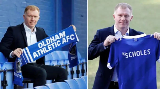 Paul Scholes Has Left His Role As Oldham Athletic Manager 