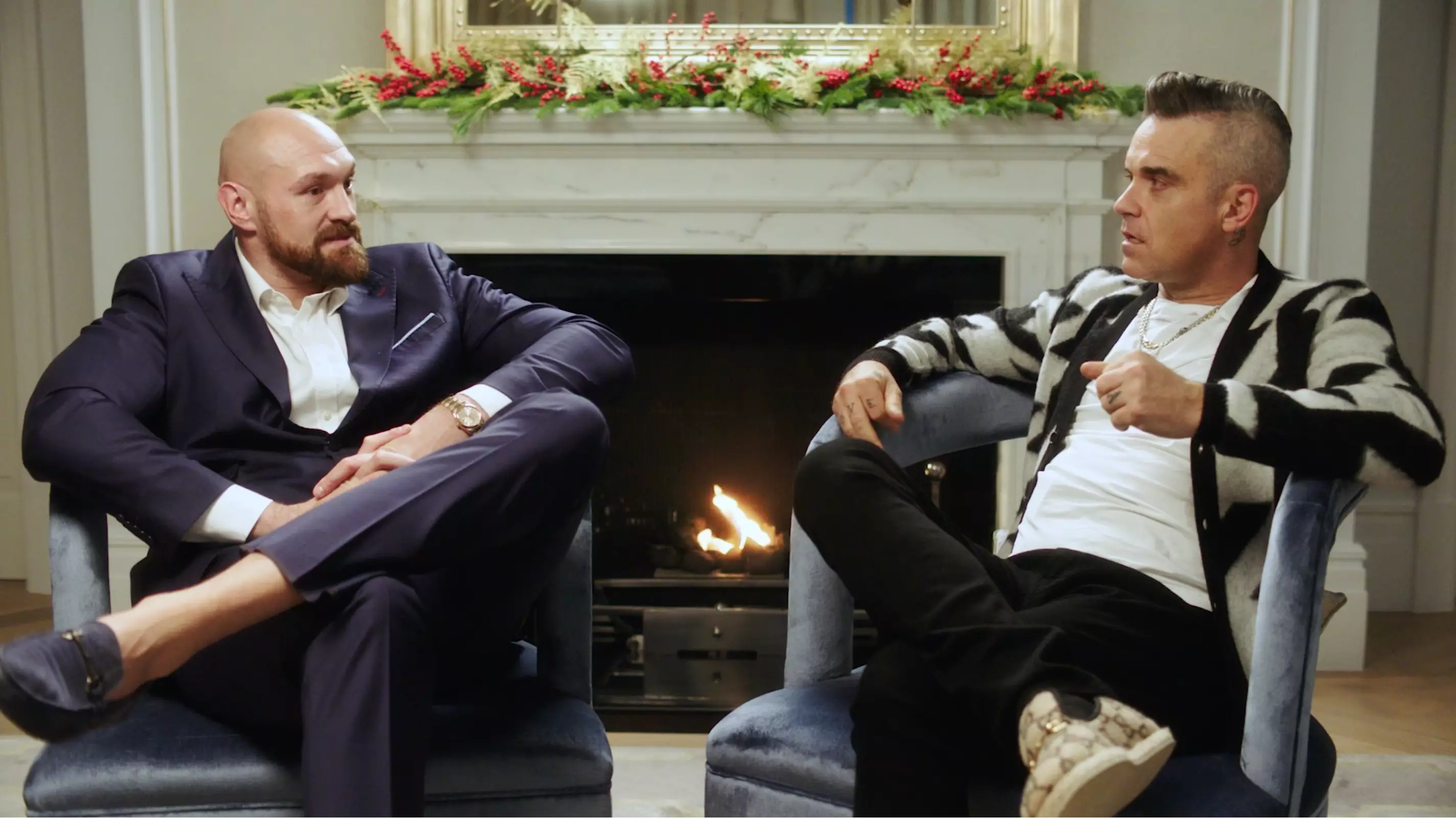Robbie Williams And Tyson Fury Discuss Their Lowest Moments