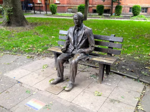 Alan Turing Memorial in Manchester.