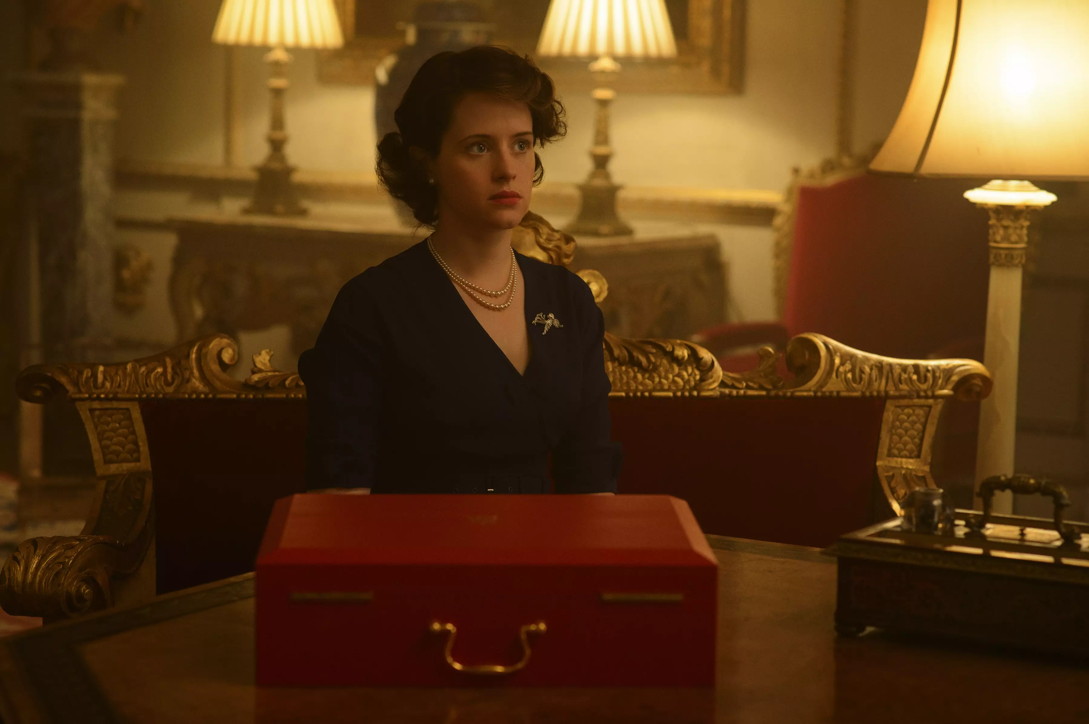 The iconic red briefcase has appeared regularly throughout 'The Crown' (